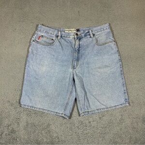 Y2K Bugle Boy 750 Baggy Jean Shorts Jorts Men’s 38 9 Inches Inseam Skater #1708